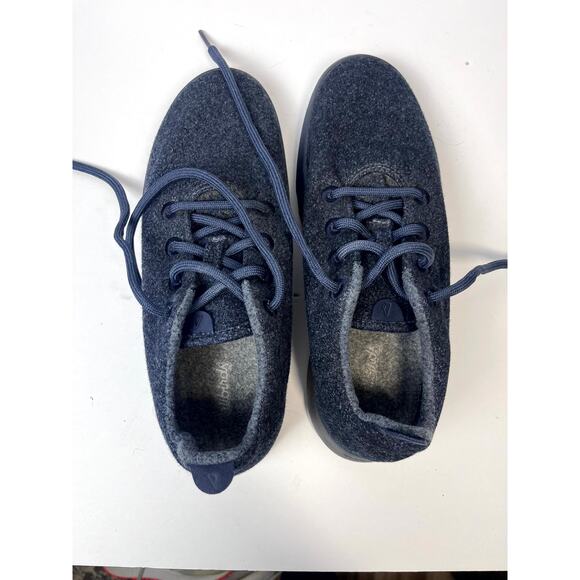 ALLBIRDS Womens W10 0619 NV1 Navy Blue Wool Lightweight Comfort Walking Shoe - Picture 9 of 12